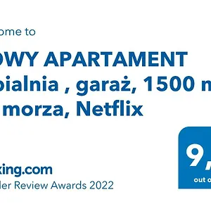  Apartament Nowy Sypialnia , Garaż, 1500 M Od Morza, Netflix Polska